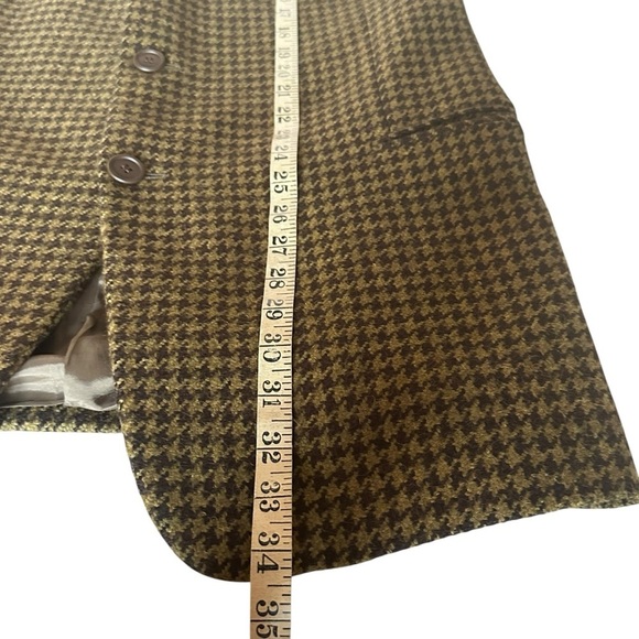 VTG. GIORGIO ARMANI LE COLLZIONI ALPACA WOOL HOUNDSTOOTH JACKET SIZE 42 - Picture 10 of 12